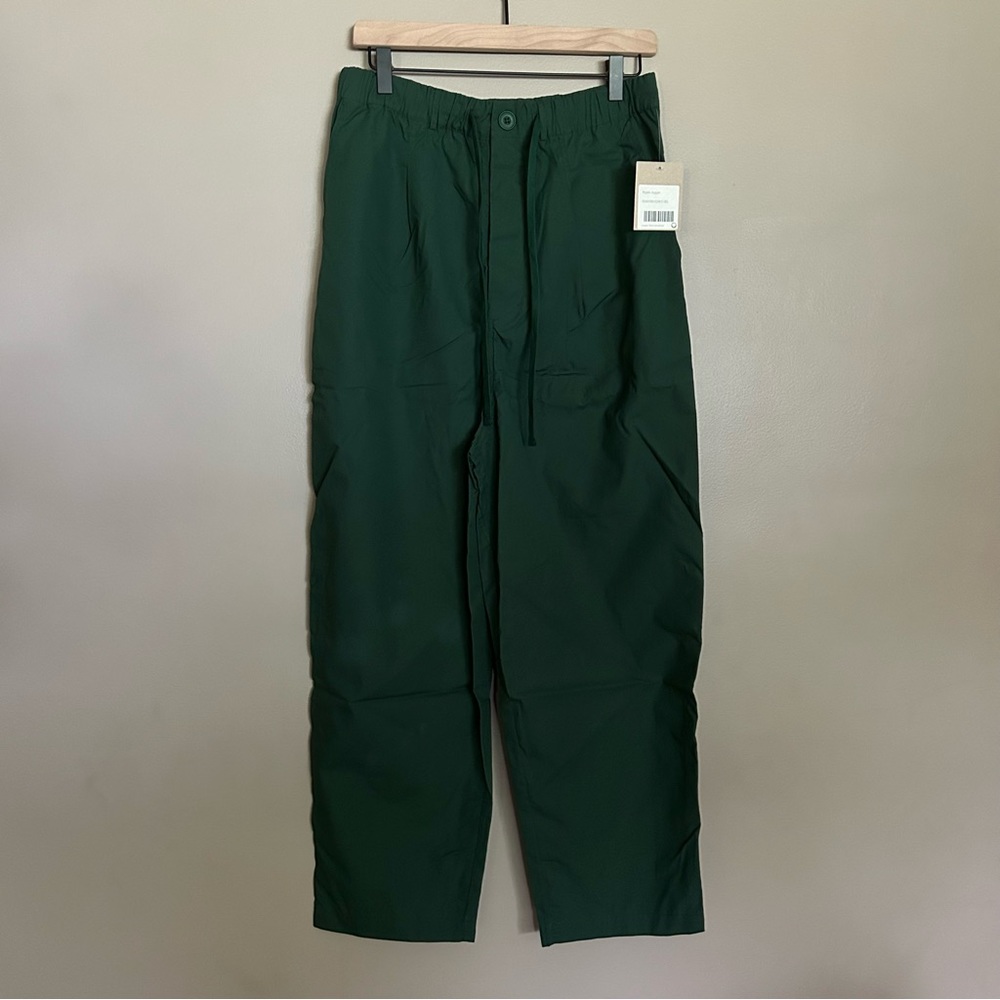 For Days Men’s Poplin Jogger in color Forest Organic Cotton Size Large